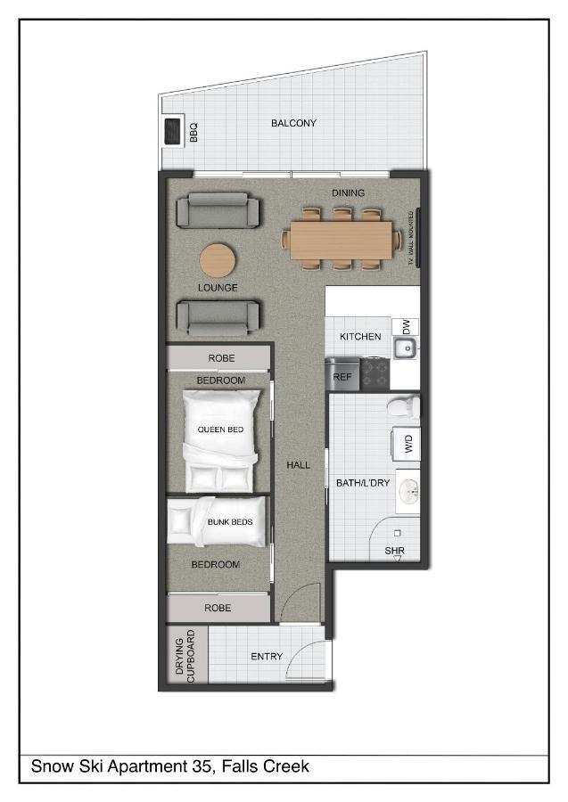 Snow Ski Apartments 35 Falls Creek Exterior photo